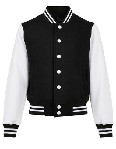 B-BY187-Kids Organic Sweat College Jacket